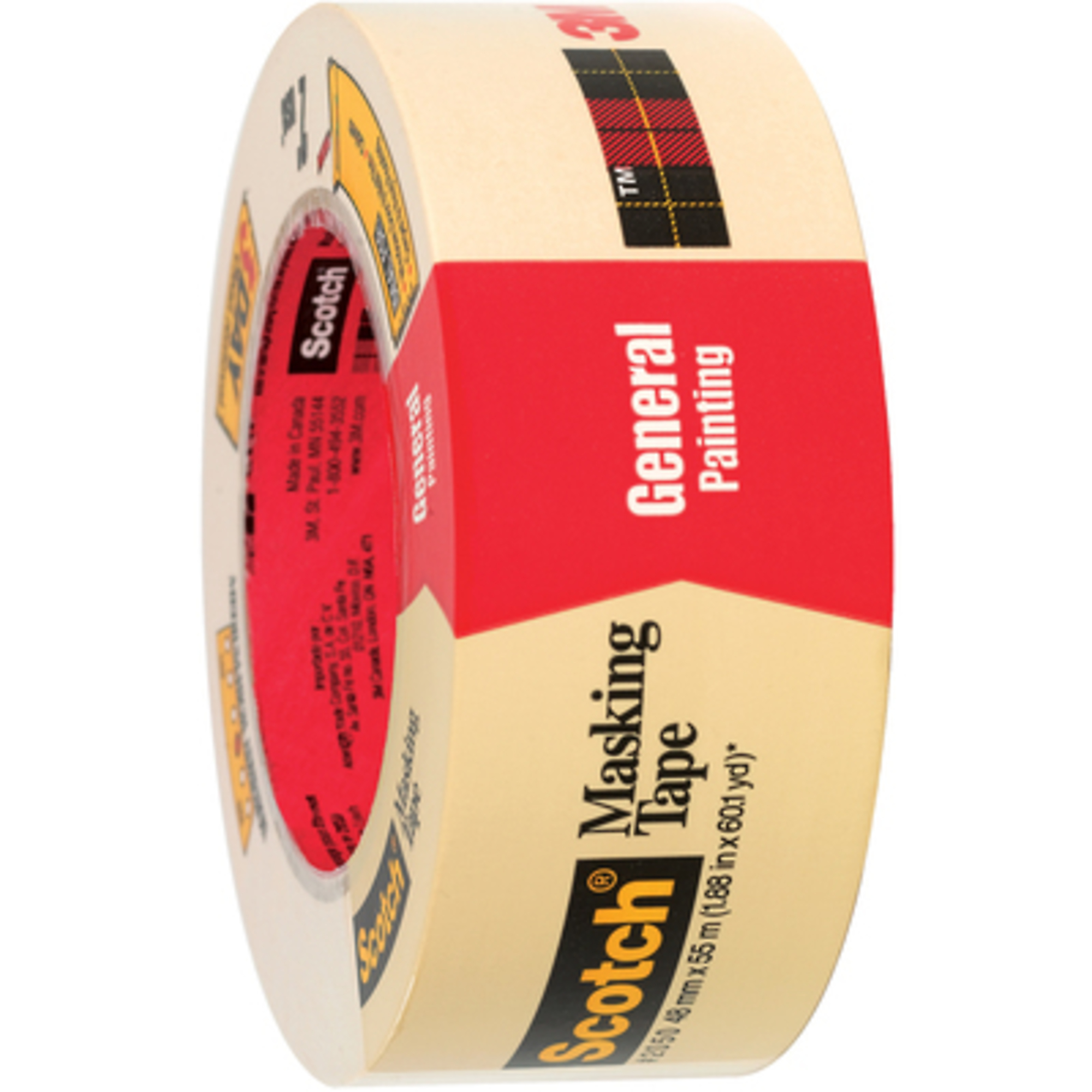 Scotch, 2in. x 60 yds. (12 Pack) 3M 2050 Masking Tape 12/CS, Model# T937205012PK